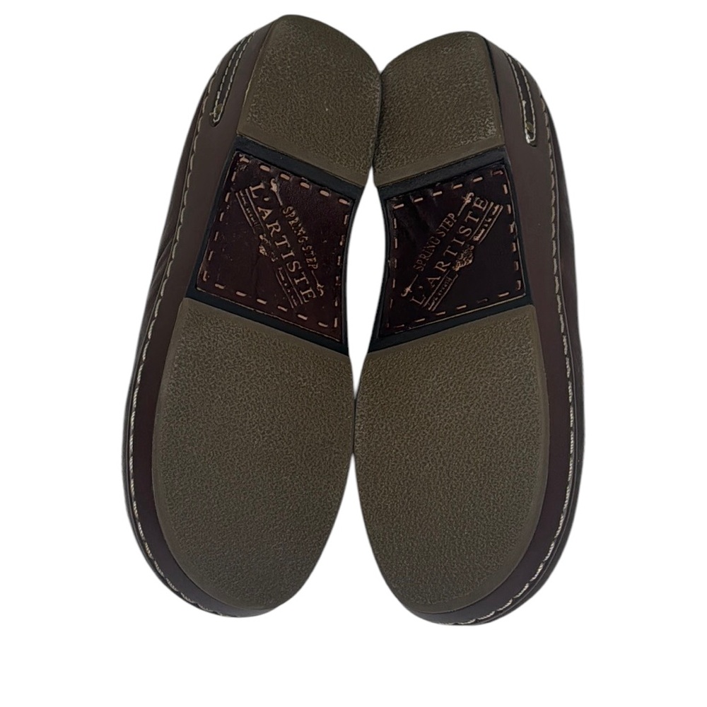 L’artiste Spring Step Chino Python Clog Mule Taup… - image 8